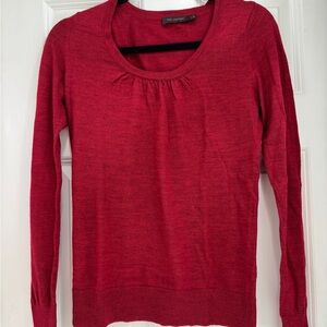 The Limited Crimson Scoop Neck Sweater